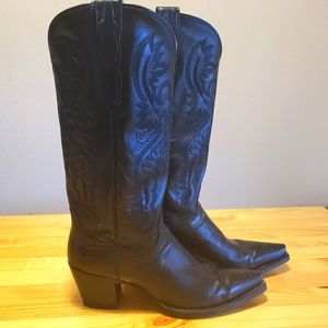 Dan Post Black Cowgirl Boots
